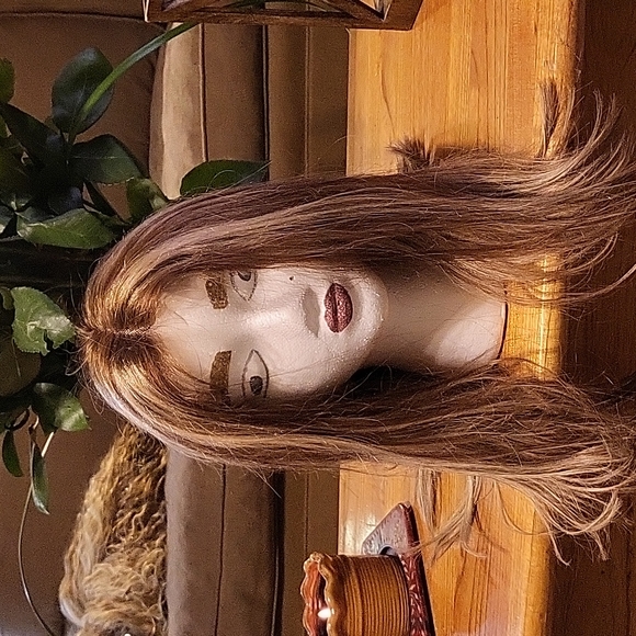 NEW WIG MIX OF HUMAN&SYNTHETIC LACE FRONT WIG.